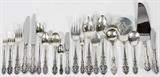 GORHAM 'LA SCALA' STERLING FLATWARE SET, 147 PIECES (SERVICE FOR TWELVE)