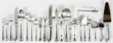 TUTTLE 'ONSLOW' STERLING FLATWARE SET, 136 PIECES (SERVICE FOR TWELVE)