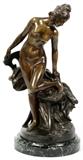 SYLVAIN KINSBURGER (FRENCH, 1855-1935), BRONZE SCULPTURE, H 12 1/2"