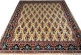 FINE WOOL & SILK HIGHLIGHT TABRIZ RUG, 11' 0" X 9' 8"
