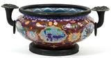 CHINESE CLOISONNÉ PLANTER, H 6", W 16 3/8"