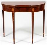 MAHOGANY GAMES TABLE, H 30.5", L 36" D 34"