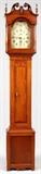 AMERICAN MAPLE TALL CASE CLOCK, MID 19TH C., H 95", W 15", D 9 1/2"