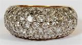 1.50CT DIAMONDS & 14KT YELLOW GOLD RING, SIZE 5 1/2
