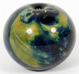 RICHARD RITTER ART GLASS VASE, H 3 1/4 ''