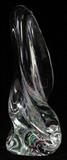 ROLLIN KARG, DICHROIC ART GLASS SCULPTURE, 1995, H 15"