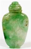 CHINESE JADE SNUFF BOTTLE, 19TH C., H 2 5/8"