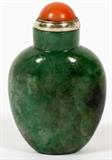 CHINESE JADE SNUFF BOTTLE, 19TH C., H 2 1/2"