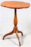 AMERICAN CHERRY TILT-TOP TABLE, H 29", W 21",