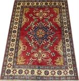 AFGHAN KAZAK DESIGN RUG, 5' 9" X 4' 3"