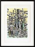 FERNAND LEGER, LITHOGRAPH 1953 H 24" W 18" LES CONSTRUCTEURS