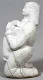 INUIT SOAPSTONE SCULPTURE H 40"