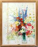 MICHEL HENRY (FRENCH B. 1928), OIL ON CANVAS, 45" X 34 1/2"