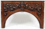 HAND CARVED MAHOGANY ARCHWAY H 40" W 59"