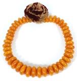 AMBER BEADS STRAND L 30''