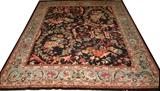 PAKISTAN MOSTOFI HANDMADE WOOL CARPET, W 8' 6", L 9' 6"