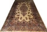 PERSIAN KERMAN ORIENTAL RUG MEDALLION CENTER W 11.5' L 20'6"