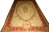 AUBUSSON WOOL CARPET, SEMI-ANTIQUE, W 14' 0" L 22' 10",