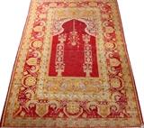 TURKISH PRAYER RUG, 6' 4" X 4' 5"