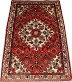 DERGAZINE IRAN HAND WOVEN ORIENTAL RUG, 4' 10" X 3' 2"