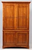 LEXINGTON DESK ARTS & CRAFTS STYLE OAK ARMOIRE/ENTERTAINMENT UNIT, H 82", W 52", D 28"