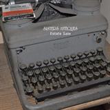 One of three vintage typewriters.