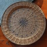 Woven "plate" basket; not sure of origin.
