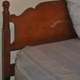 Twin bed frame just begging for a re-do or chalk paint!