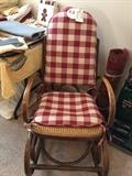 #20 Bentwood caned rocker $60