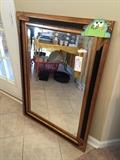 #30 gold mirror beveled 32x44 $175 —