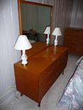 Lane Dresser with Mirror. Part of Three (3) Piece Bedroom Set.