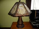 Slag Glass Lamp