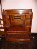 Cushman Bookcase with Integral Drop Front Desk