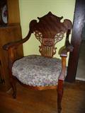 Carved Arm Chair