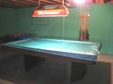 Pool table and accessories 