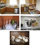 Tea set from Austria and kitchen items