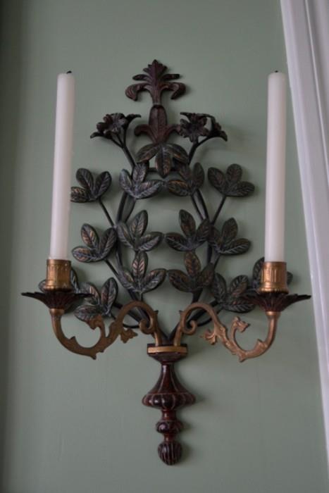 One of a Pair of Sconces from the Kluge Estate in Charlottesville, VA