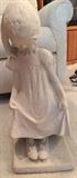 Stone Girl Statue
