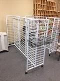 Wire rack display with pegs $150-$220