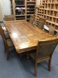 table with 6 chairs $850