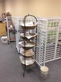 Basket display rack