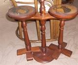 Double smoking stand