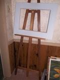another wooden easel