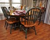 Matching dining table and chairs