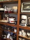 Many small appliances & baking items