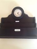 Organizer with clock