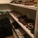 Some of the woman's shoes