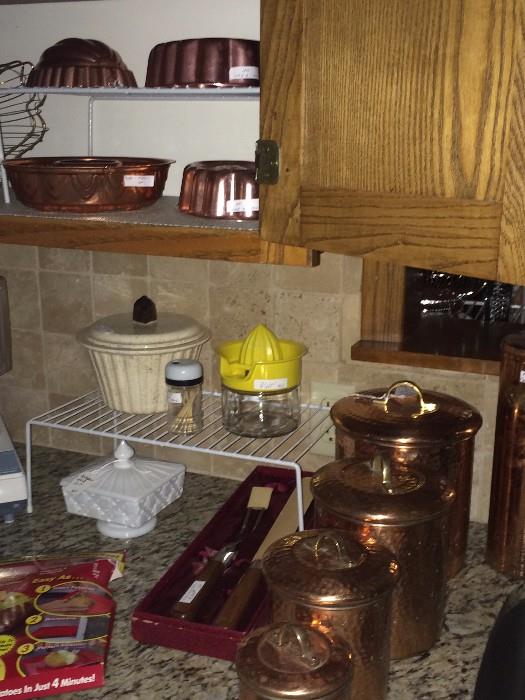 Copper canisters and other copper items