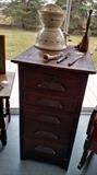 Unique Antique small drawer cabinet...Longaberger Nesting Bowls Set...