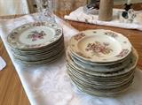 Vintage floral dishes